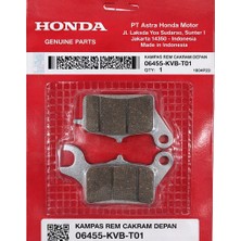 Honda Dio 110 Orjinal Ön Fren Balatası 06455-KVB-T01  Motosor Moto Market