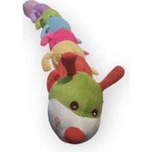 Rengarenk Peluş Tırtıl Yastık 75 cm Kaliteli