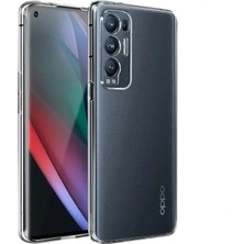 Daniska Ally Oppo Find X3 Neo Kılıf Kamera Korumalı Ultra Ince Şeffaf Silikon KILIF-(5775)