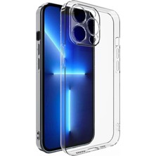 Daniska Ally iPhone 12 Pro 6.1inç Kılıf Kamera Korumalı Ultra Ince Şeffaf Silikon KILIF-(5775)