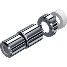 Meriva M56 Klozet Taharet Çubuğu Ucu Oynar Başlıklı Perlatörlü Krom