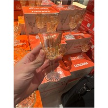 ZaTen Pazar Zaten 6 Parça Lucıana Kahve Yanı Meşrubat Bardağı (Sunum Peçetesi Hediye)