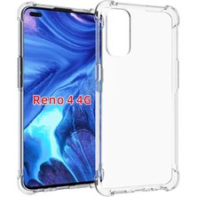 Daniska Oppo Reno 4 - 4g Anti-Drop Silikon Kılıf Shockproof KILIF-(5775)