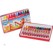Fatih 12 Renk Pastel Boya 10 Paket 10 Dizine