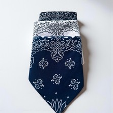ALS Tasarım Dünyası Siyah, Beyaz ve Lacivert Renk 3'lü   %100 Koton Bandana