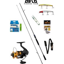 Shimano Fx 4000 Oslo Legend 240CM 7-40GR 8 Örgü Karbon Spin Olta Seti
