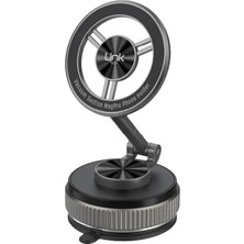 Linktech H881 Premium Vakum Tabanlı Mıknatıslı Telefon Tutucu