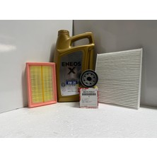 Toyota Corolla Hybrid ( 19 - 25 ) 0W-20 Eneos Yağ / Yağ-Hava-Polen Filtre Bakım Seti
