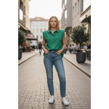 Grizum Omuzlarıvatkalı Gömlek