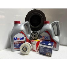 Toyota Hilux ( 06 - 11 ) 10W-40 (8lt) Mobil Yağ / Yağ-Hava-Polen-Mazot (Kağıt) Filtre Bakım Seti