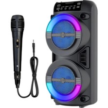 Rgb Işıklı Bluetooth Hoparlör Kablosuz Taşınabilir Stereo Speaker