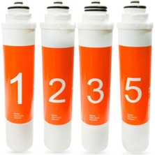 Sulook Waterlife Su Arıtma Uyumlu Filtre 4lü Seti Waterfill Tak Çevir Filtre