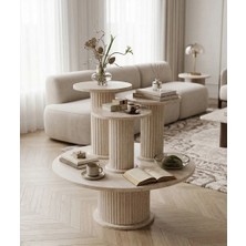 Future Decor Home 4lü Sehpa Seti Zigon ve Orta