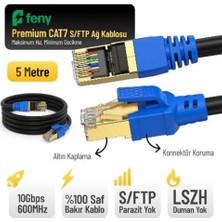 Feny Cat7 Ethernet Kablosu 5 Metre S/ftp Lszh | FN-CAT7LS05