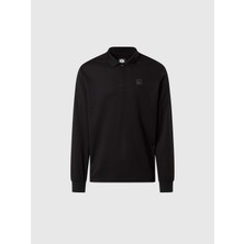 Uzun Kollu Düğmeli Polo Yaka Tişört