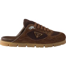 Prada Sport Süet Kalın Taban Kadın Terlik