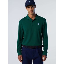 Polo Yaka Uzun Kollu Pamuk Erkek Tişört