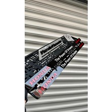 Yuzdeyuzoto 2ADET Honda Uyumlu Pleksi Plakalık 'koku Hediyeli'