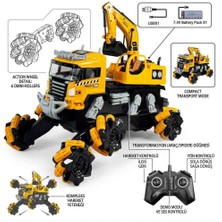 Vardem Spider-Excavator: 6 Tekerlekli Transformasyon Yetenekli Uzaktan Kumandalı Iş Makinesi