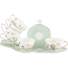 Es Dekor Eternal Flowers 2'li Kahve Fincan Seti 100CC  Butik Mutfak