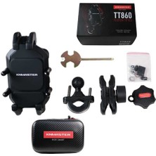Knmaster TT-860 Titreşim Engelleyicili Tüm Motosikletlere Uyumlu Telefon Tutucu