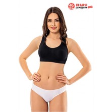 Gd Goldoremi 1215 Premium Kadın Dikişsiz Seamless Iz Yapmaz Pedli Kalın Askılı Yarım Atlet Büstiyer