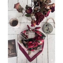 Trend Dokunuş Kadın Gül Desenli Fular