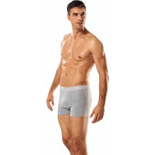 Namaldı Erkek 5'li Gri Likralı Elastan Boxer