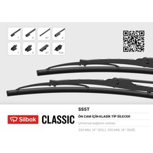 Silbak Zengemtx Silecek Süpürgesi 350MM Anadol-Ford Taunus-Murat SERÇE-SKODA1202-LADA Samara Arka Cam