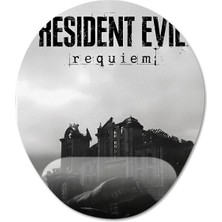 Pixxa Resident Evil 9 Requiem Bilek Destekli Mousepad Model 1 - Oval