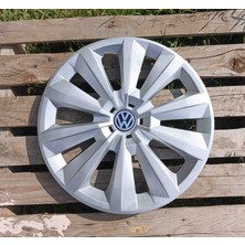 Yk Volkswagen Polo / Golf / Jetta Uyumlu 14 Inç Jant Kapağı 4'lü Takım Amblem Hediyeli