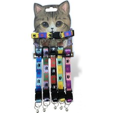 Pati Desenli Kedi Tasması