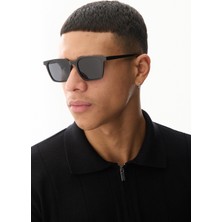 Quinley Vila Black UV400 Polarize Güneş Gözlüğü Erkek Premium Series Çelik Menteşeli