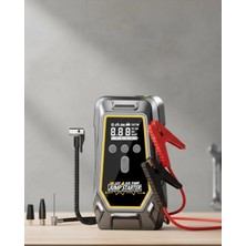 Zcv Mey Ithalat® Akü Takviye Lastik Şişirme ve Powerbank Özellikli Çok Fonksiyonlu Cihaz Znv2