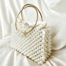 Serenora El Işçiliği Incili Gelin Çantası - Zincir Askılı