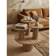 Future Decor Home 4lü Sehpa Seti Zigon ve Orta