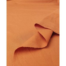 Kumaş Parça Tarçın Renkte Poplin Kumaş EN:140CM