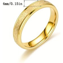 Hg.Aksesuar 22 Ayar Altın Kaplama Simli Yüzük