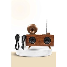 Zcv Mey Ithalat® Nostaljik Radyo Bluetooth Bağlantılı Şarjlı Yüksek Ses Kaliteli ZNV2026