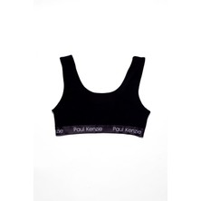 Paul Kenzie Siyah Spor Bralet - Blackish