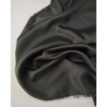 Kumaş Parça Koyu Yeşil Renkte Astarlık Mat Saten Kumaş 145X290CM
