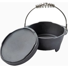 Barebones 12” Dutch Oven, Lüks Dökme Demir Kamp ve Mutfak Tenceresi