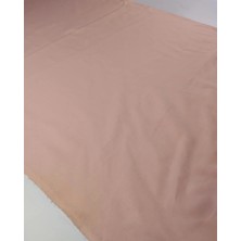 Kumaş Parça Pembe Somon Arası Renkte Pamuk Vual Kumaş 145X200CM