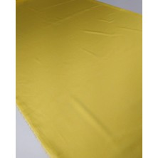 Kumaş Parça Sarı Renkte Ince Saten Kumaş 145X220CM