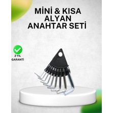 Zcv Mey Ithalat® 9 Parça Alyan Anahtar Seti Isıl Işlem Görmüş Dayanıklı Çelik ZNV2026