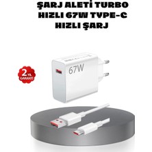 Zcv Mey Ithalat® 67W Turbo Type-C Hızlı Şarj Adaptörü – Akıllı Koruma Çipli, Hızlı Şa