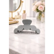 Nati Co Lüks Gri Mandal Toka – Günlük ve Özel Gün Kullanımı (8cm)