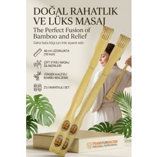 Transformacion Masajlı Sırt Kaşıma Aparatı - Bambu Sırt Kaşıyıcı 2 Li Set 721765