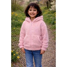 Güzin Fashion Pelus Sweertshirt Kapüşonlu Fermuarli