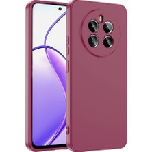 Ceponya Realme 12 Plus Kılıf Lansman Tasarım Iç Yüzeyi Kadife Silikon